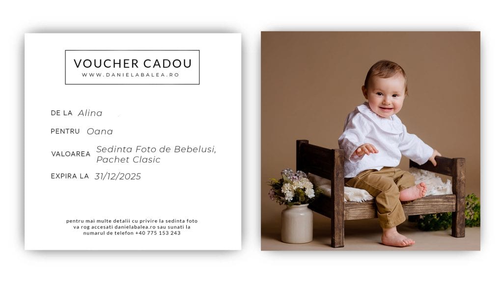 voucher ședința foto bebeluși
