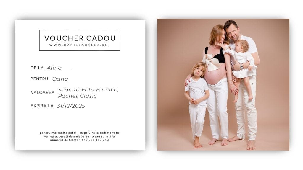 voucher ședința foto familie
