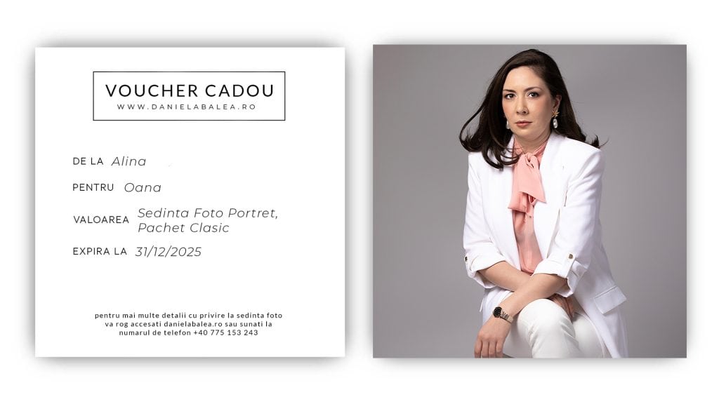voucher ședința foto portret
